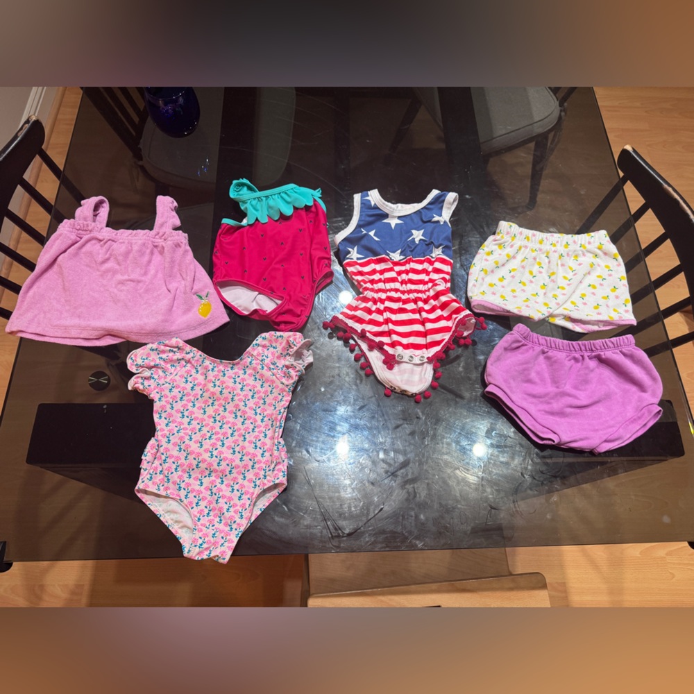 Girls Assorted Swim Sz 3 - 6 mo